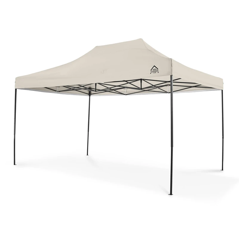 All Seasons Gazebos 3x4.5 Fully Waterproof Pop up Gazebo With Accessories - Cream