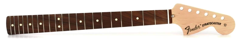 Fender Classic Series '70s Stratocaster® "U" Neck, 3-Bolt Mount, 21 Vintage-Style Frets, Pau Ferro Fingerboard