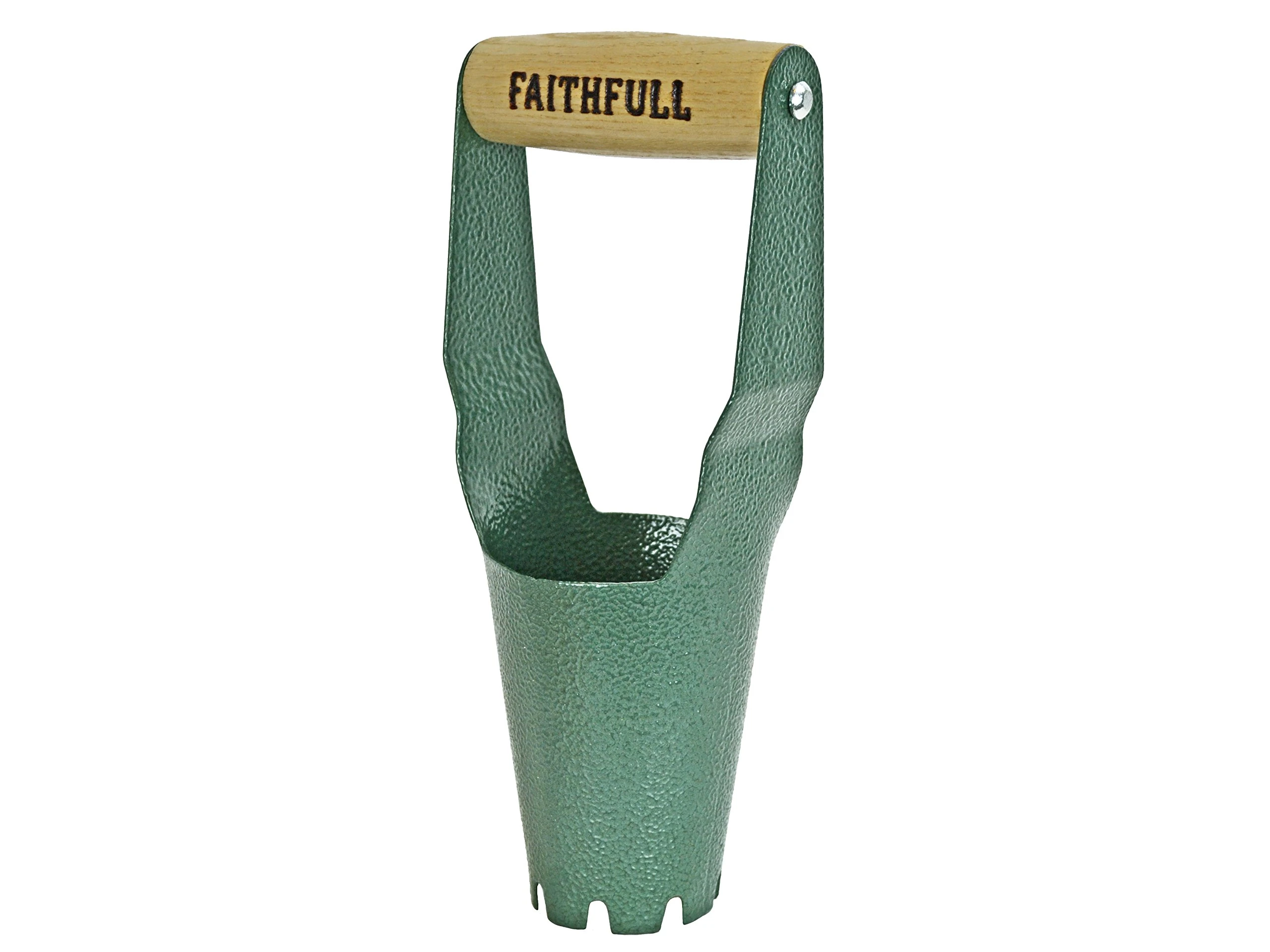Faithfull Countryman Carbon Steel Hand Bulb Planter Serrated Cutting Edge