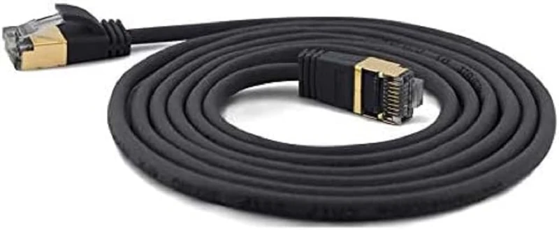wantecWire 7209 Ultra Slim Patch Cable Black