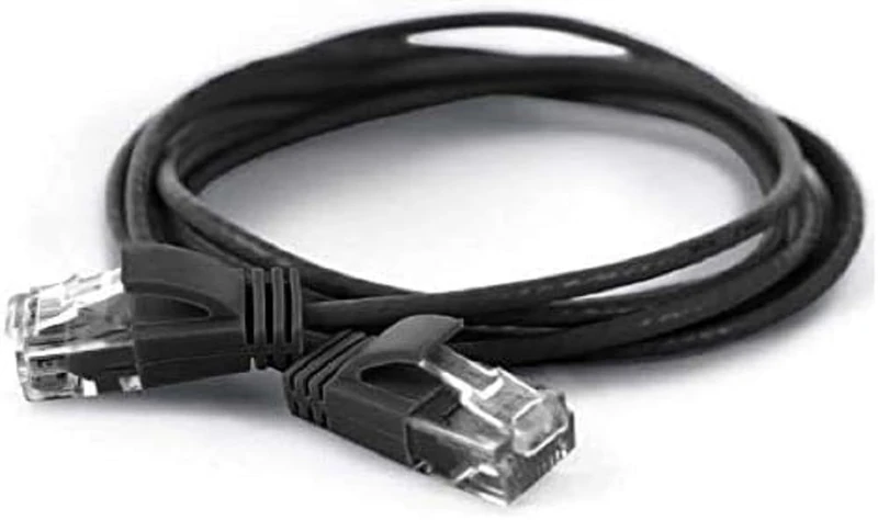 wantecWire 7321 Ultra Slim Patch Cable Black