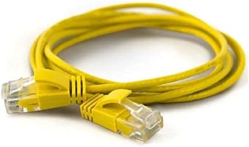 wantecWire 7294 Extra Thin Patch Cable Yellow