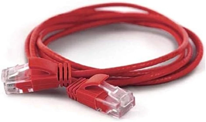wantecWire 7280 Ultra Slim Patch Cable Red