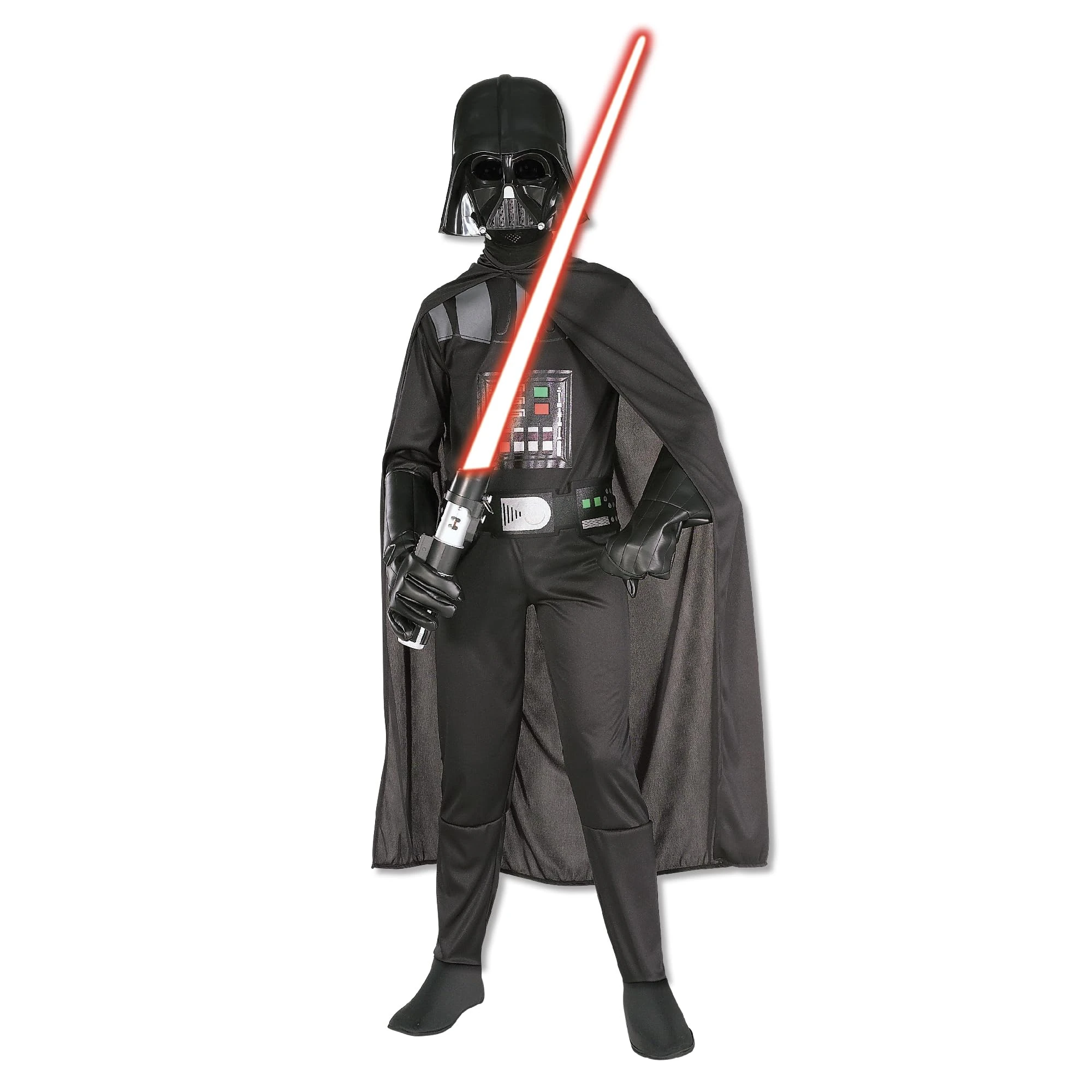 Rubies Official Disney Star Wars Darth Vader Classic Child Costume, Kids Fancy Dress, 7-8 Years Halloween