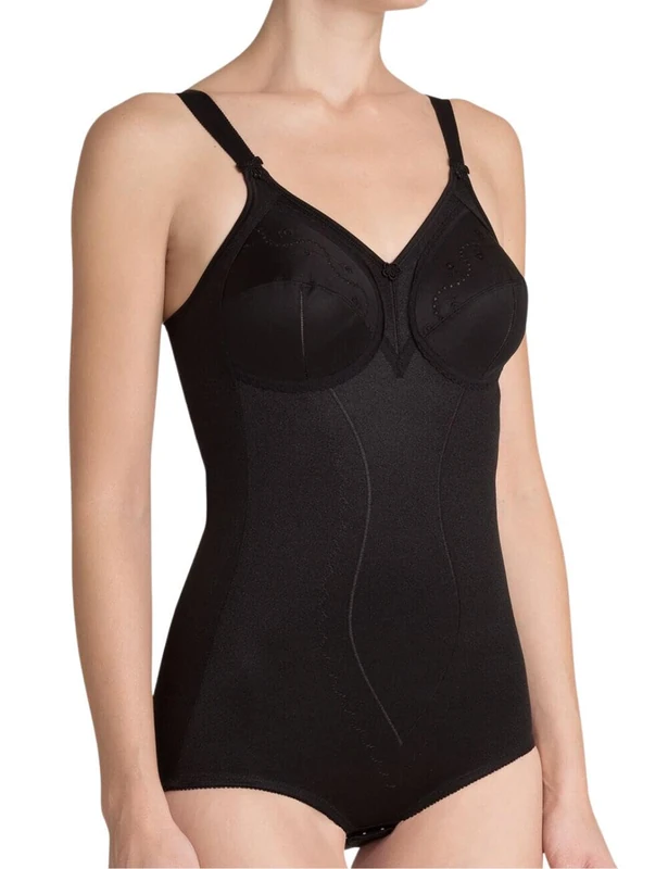 Triumph Women's Doreen + Cotton 01 BS, Bodysuits, Black