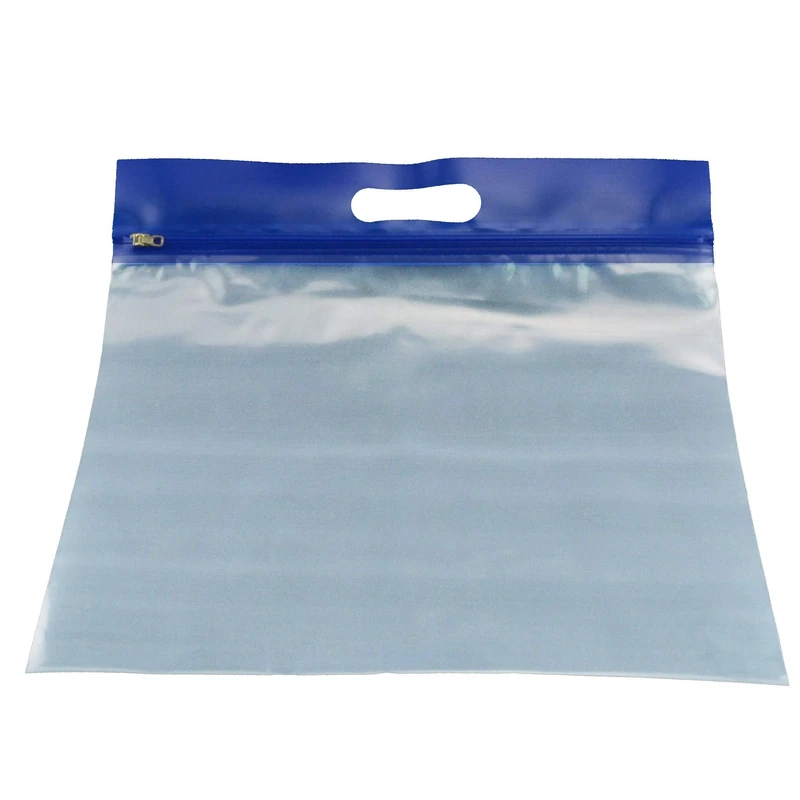 Bags of Bags BOBZFH1413BU ZIPAFILE Storage Bag, Blue (Pack of 25) - Image 1