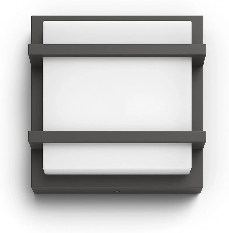 Philips myGarden Petronia Wall Lantern LED Light [Anthracite] For Garden and Patio.