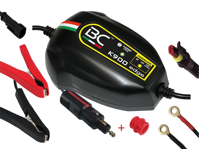 BC Battery Controller 700BCK9EDGE Controller BC K900 EDGE, Intelligent Battery Charger and Trickle Charger for BMW Motorcycles with CAN-Bus System, and for all 6V/12V Lead-Acid Batteries, 1 Amp