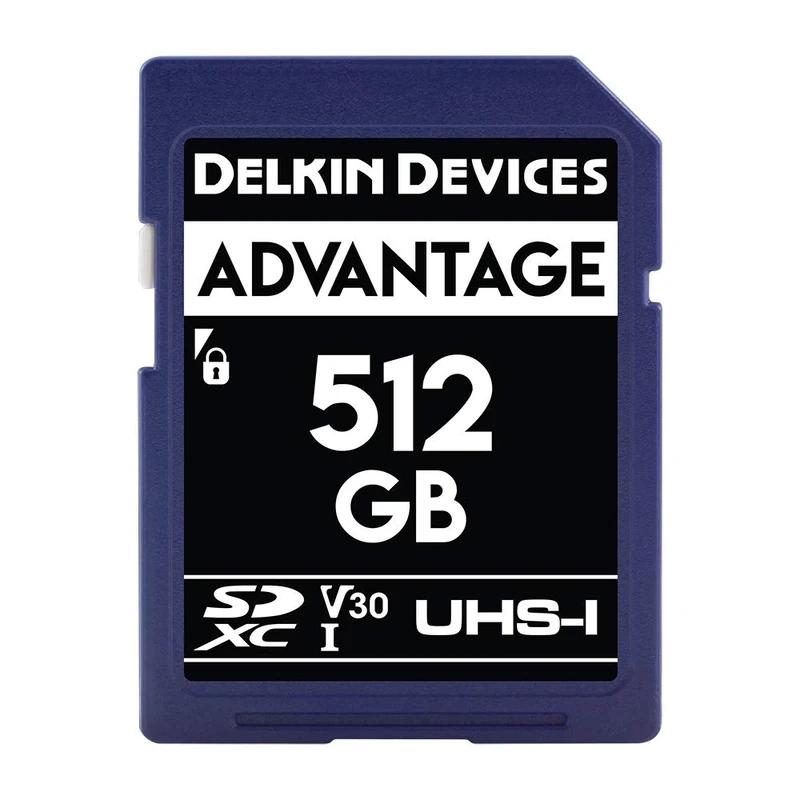 Delkin Devices 512GB ADVANTAGE SDXC UHS-I (V30) Memory Card (DDSDW633512G)