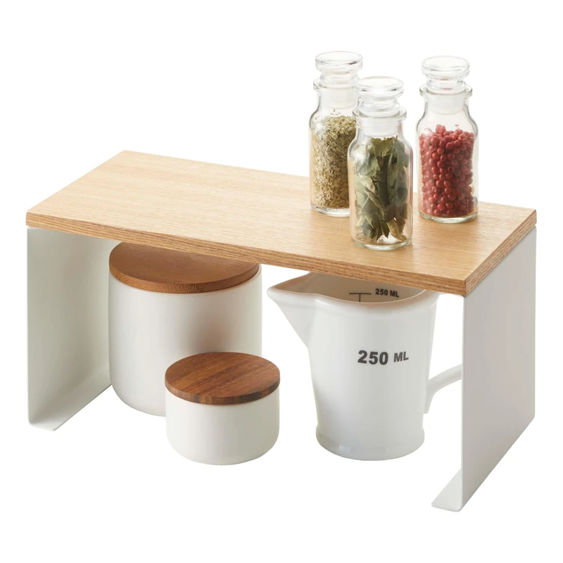 YAMAZAKI Industries Kitchen Rack, White, Size: about W30 X 5xd14xh14 H18.5 cm Tosca 3922