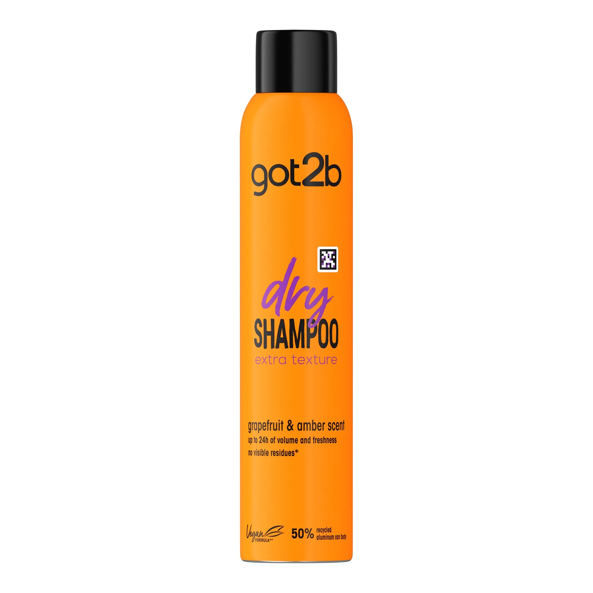 got2b Dry Shampoo Instant Fresh Up Extra Texture 200 ml, Cleans & Refreshes, Instant Fresh Up, for 48h Fragrance, Vegan Formula