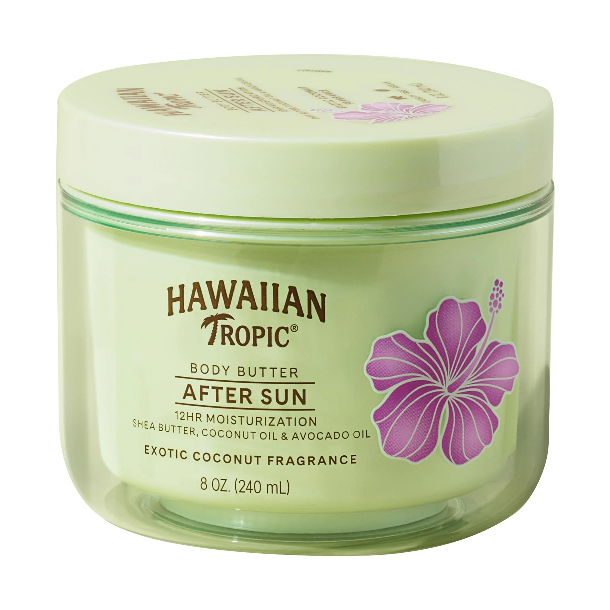 Hawaiian Tropic After Sun Hydrating Body Butter, Exotic Coconut, 8 ounce