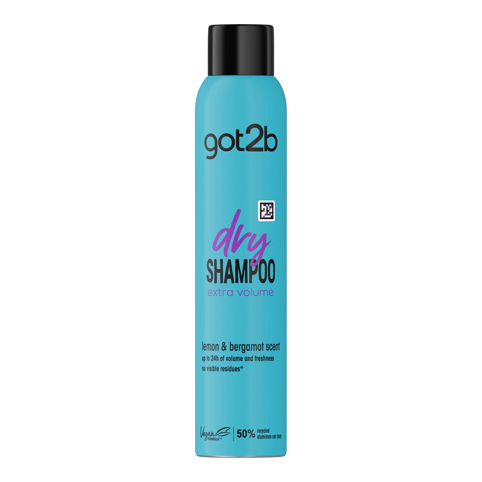 got2b Dry Shampoo Instant Fresh Up Extra Volume 200 ml, Cleans & Refreshes, Instant Fresh Up, for 24h Fragrance, Vegan Formula