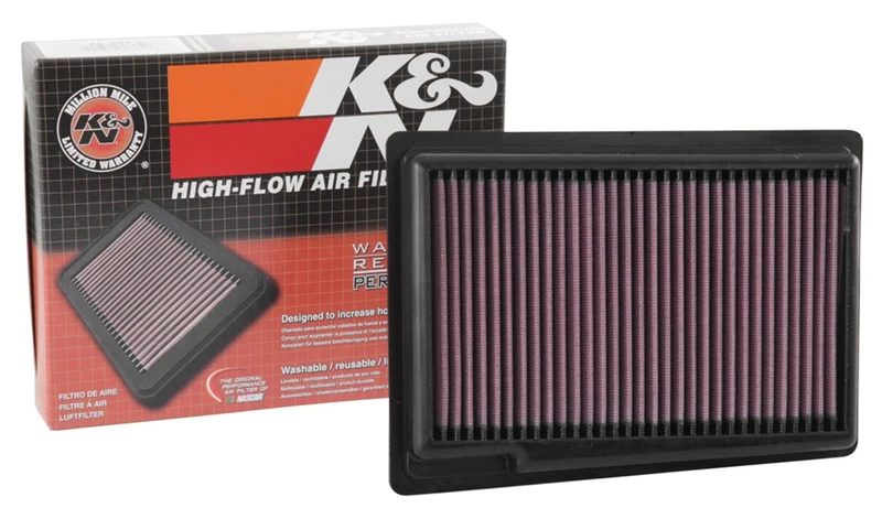 K&N Replacement air filter compatible with Fiat Tipo 1.3D/1.4/1.6D/1.6 2015- (33-3087)