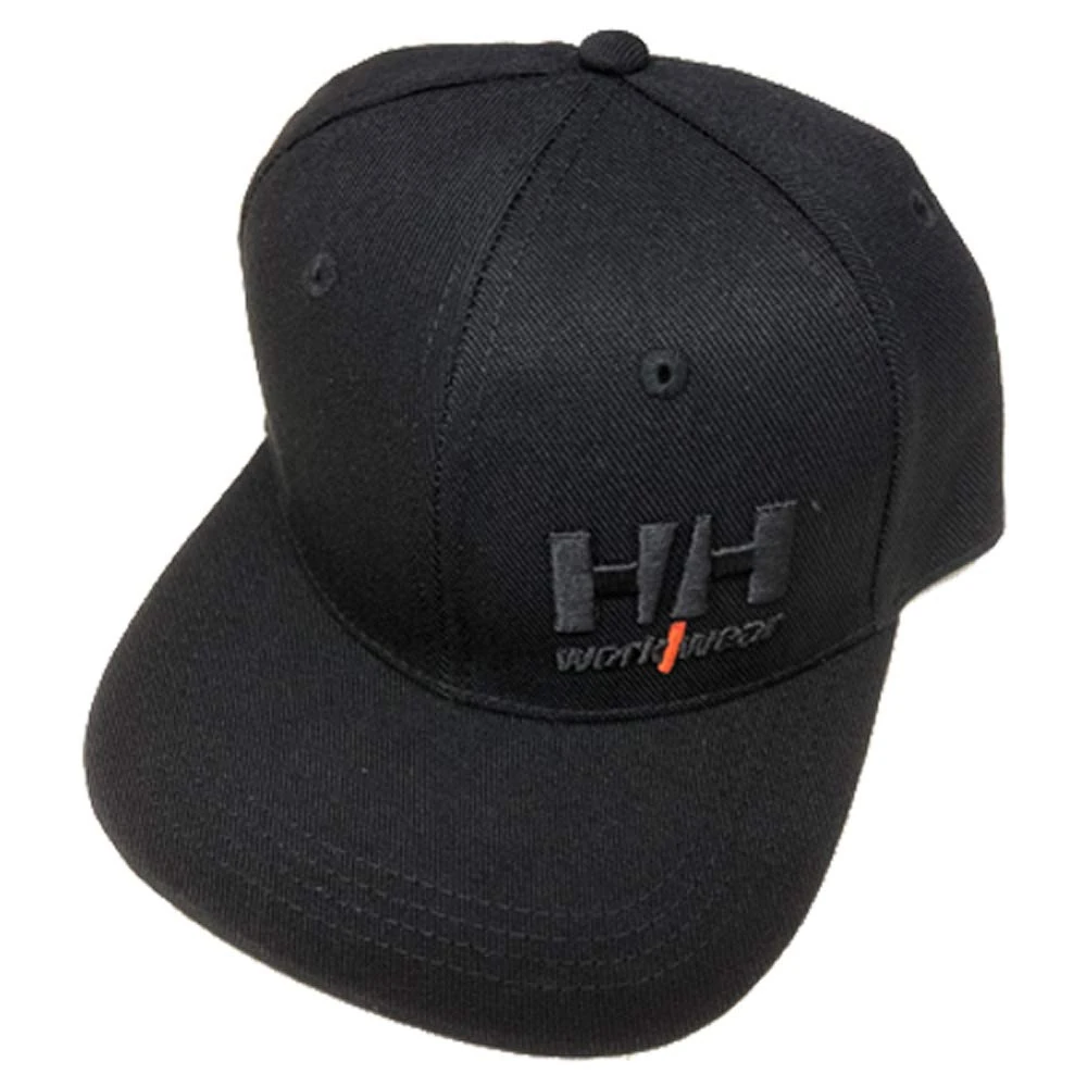 HH Workwear Helly Hansen Mens Kensington Flat Brim Hat, Black, S-M EU