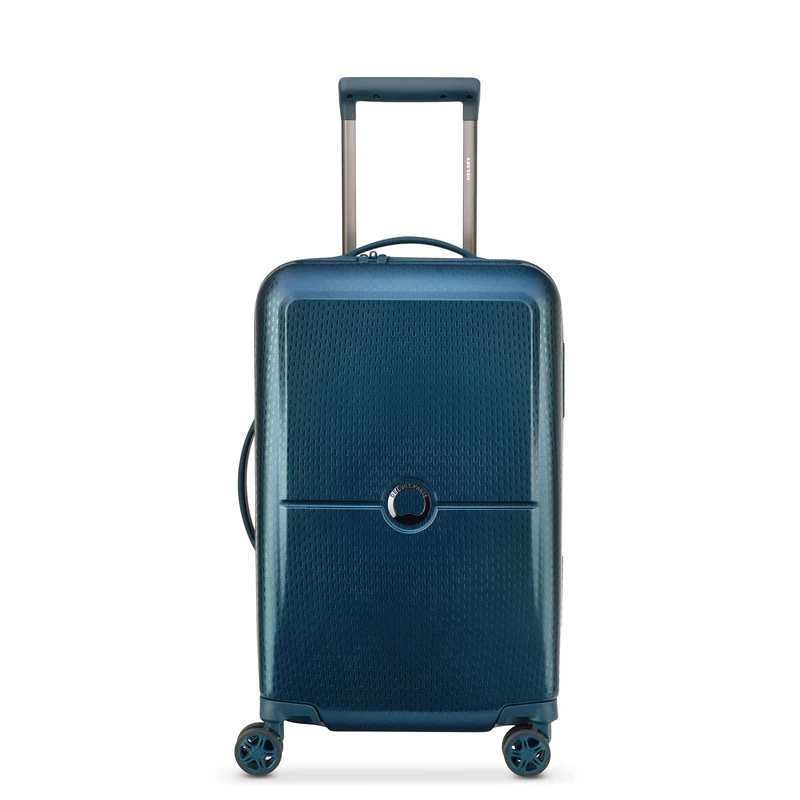 DELSEY Paris - TURENNE - Rigid Cabin Suitcase - 55x35x25 cm - 38 liters - S - Night Blue