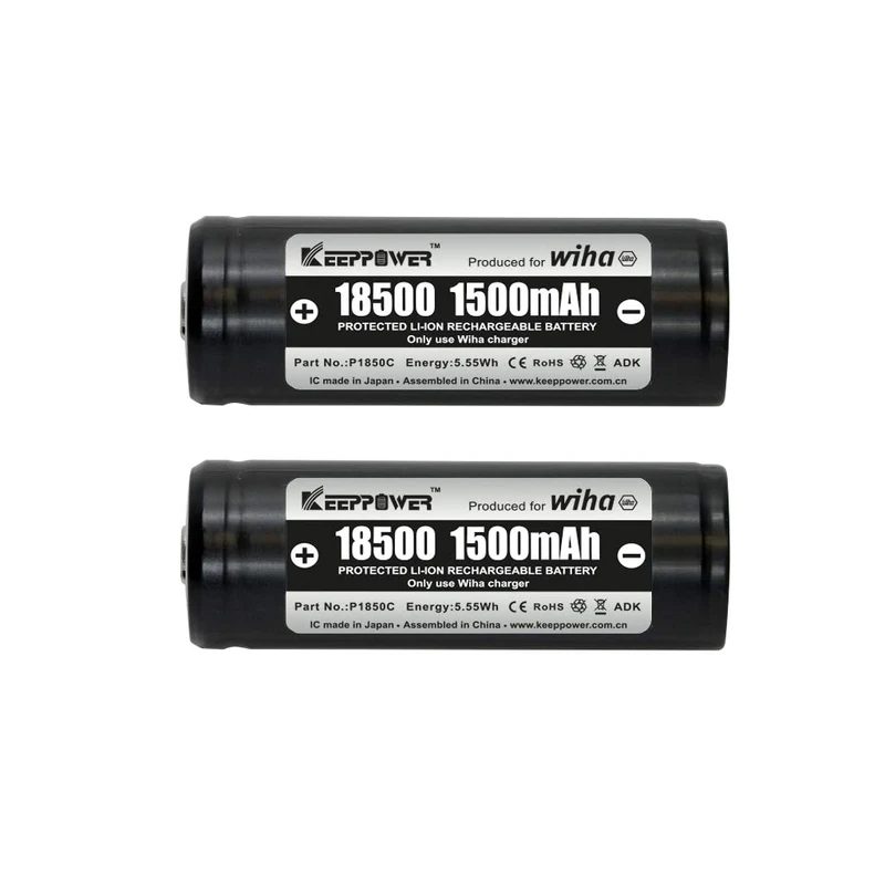 Wiha 41914 SpeedE Li-Ion Spare Batteries x 2, Black, Ersatzakkus