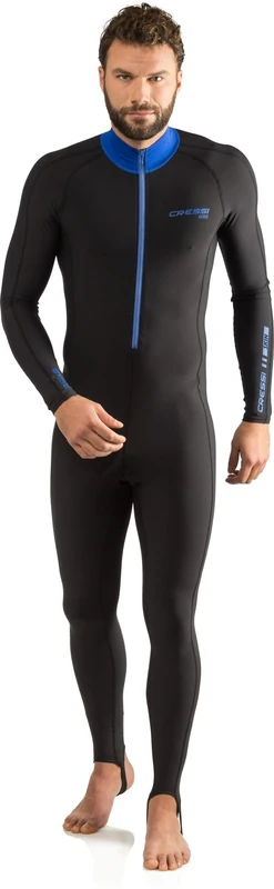 Cressi Skin 1mm Fullsuit - Rashguard Skin One-piece Suit for Swimming and Snorkelling