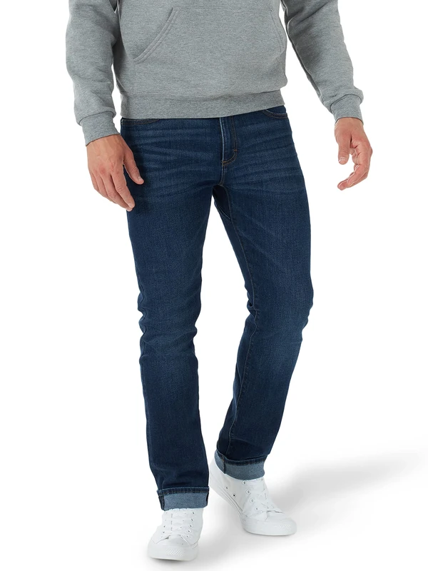 Lee Men's Extreme Motion Slim Straight Jean, Blue, 38W x 30L