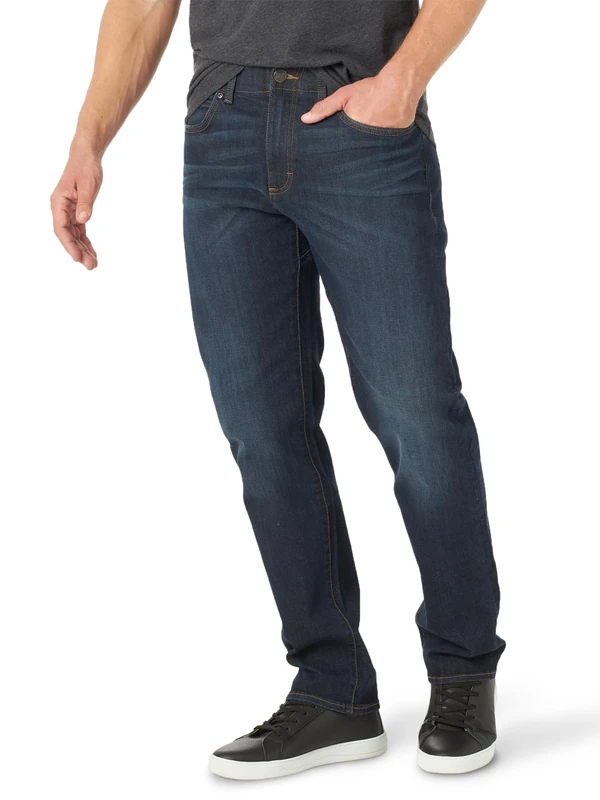 Lee Men's Extreme Motion Athletic Taper Jean, Blue Strike, 29W x 30L