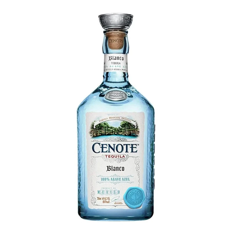 Cenote Blanco Tequila 70cl, 40% ABV | 100% Blue Weber Agave, Natural Volcanic Water, Premium Blanco Tequila