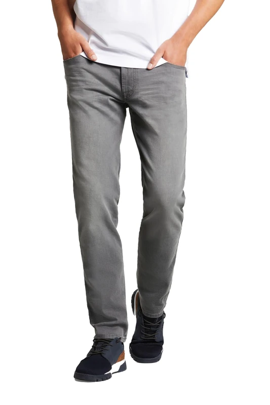 bugatti Men's Jeans Power Stretch Men's Slim Jeans Denim, Grey (Grey 251), 38 W/32 L
