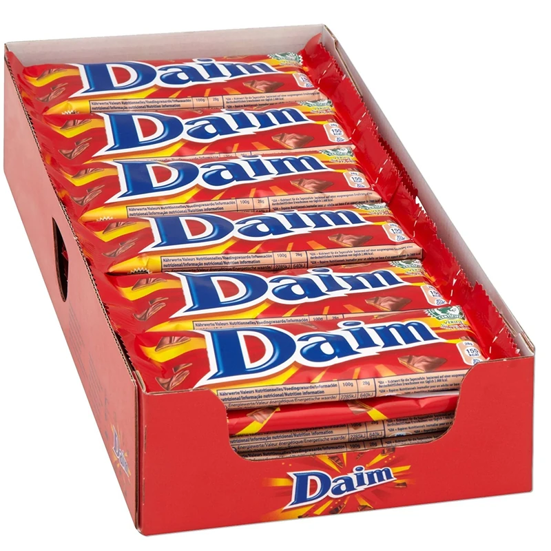 Daim Chocolate Bars 28g (Pack of 60)