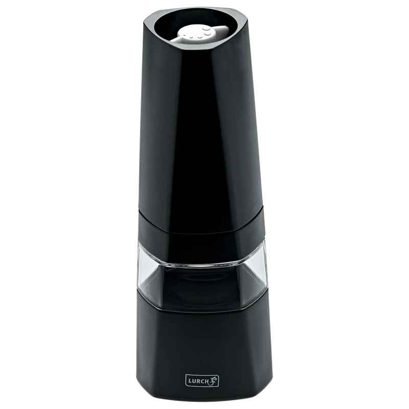Lurch Tango Salt Mill adjustable ceramic grinder black plastic 6 x 6 x 18 cm - Image 1