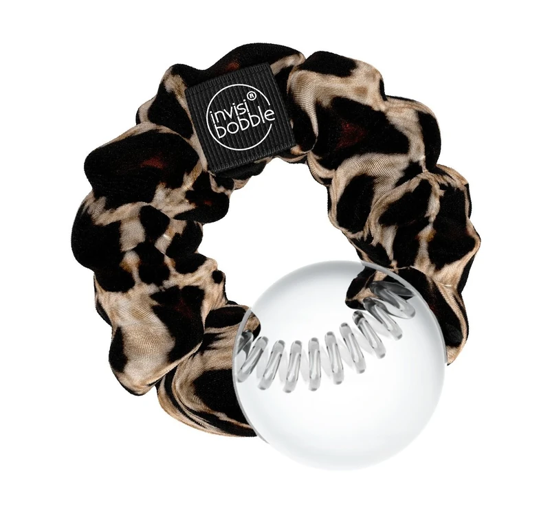 Invisibobble SPRUNCHIE Big Hair Scrunchie for Women, Elastic Hair, Women's Hair Accessories, Purrfection L & eacute; opard