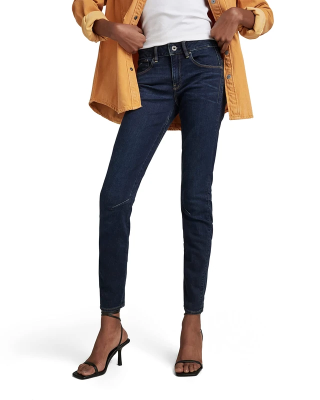G-Star Women's Arc 3D Skinny Jeans, Blue (dk aged D05477-8968-89), 28W / 34L