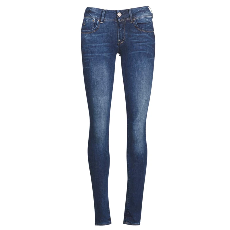 G-Star Women's Lynn Mid Skinny Jeans, Blue (dk aged D06746-6553-89), 23W / 36L