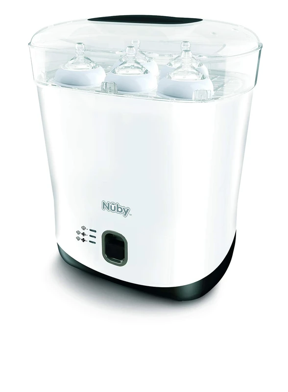 Nuby Baby Bottle Steriliser and Dryer - Electric Steam Model