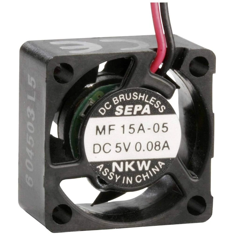SEPA MF15A05 Axial Fan 5 V/DC 0.6 m³/h (L x W x H) 15 x 15 x 8 mm - Image 1