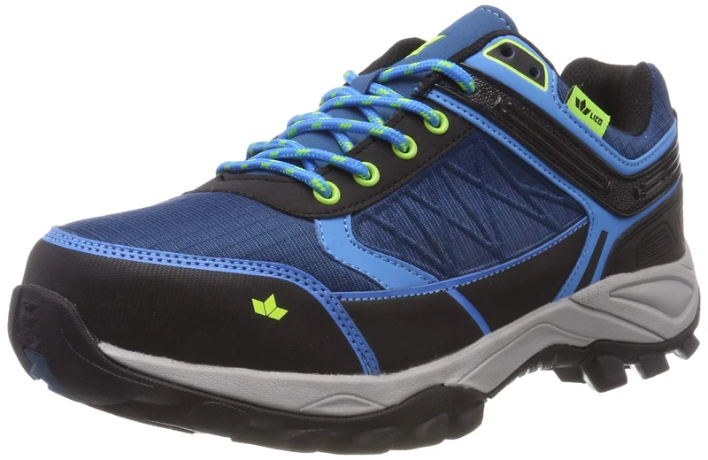 Lico Men's Safeman Safety Shoes, Blue Black Lemon, 8 UK