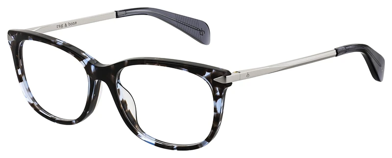 RAG & BONE Women's RNB3006 Sunglasses, BLUE HAVANA, 52