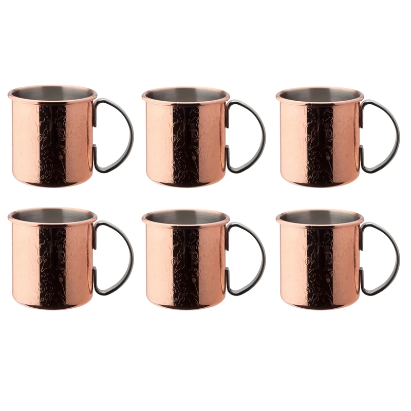 Utopia Chased Copper Mug 17oz/480ml, Pack of 6