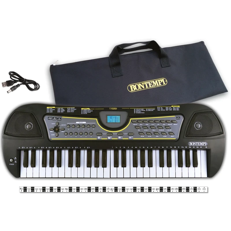 Bontempi - Keyboard, 154909, Black/White
