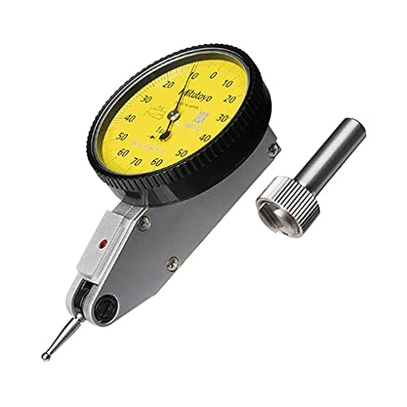 Mitutoyo 513-401-10H DIAL TI, STD 0.14 mm, 1 μm Accuracy, 0.001 mm, Yellow