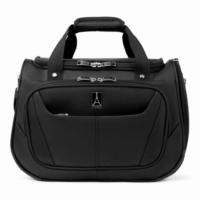 Travelpro Maxlite 5 Softside Lightweight Underseat Carry-On Travel Tote, Overnight Weekender Bag, Men and Women, Black