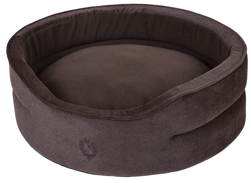 Wouapy Prestige Basket/Dog Bed, Velvet Brown