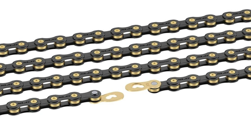 XLC Unisex - Adult CC-C05 Chain, Black/Gold, One Size