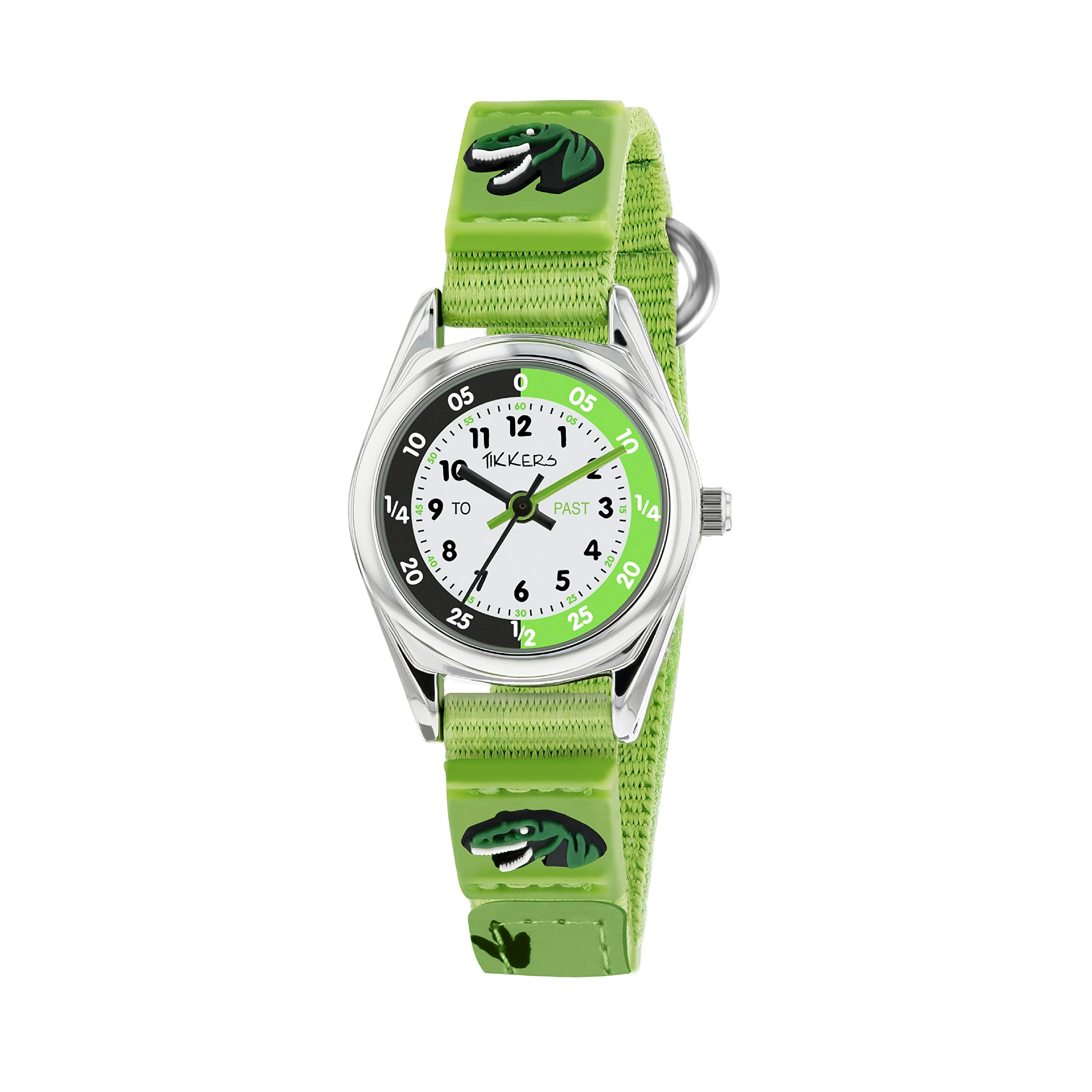 Tikkers Boys Quartz Watch, Analogue Display and Textile Strap TK0149