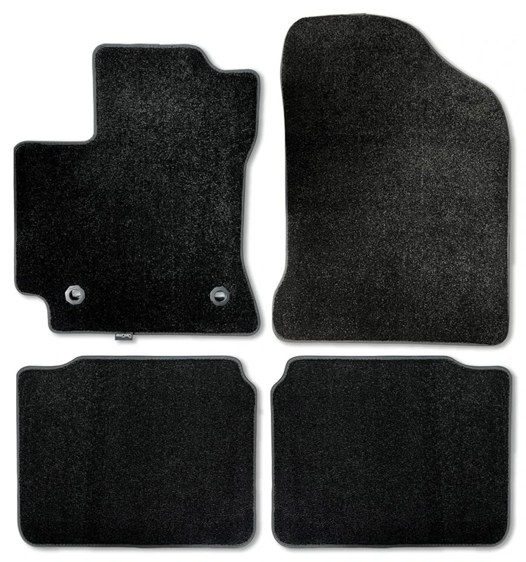 CarsCover Custom Fit 2014-2018 Toyota Corolla Front and Rear Carpet Car Floor Mats Heavy Cushion Ultramax Asphalt Black