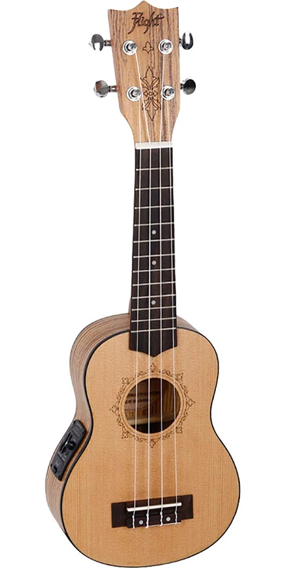 DUS320CEQ Soprano Electro Ukulele - Zeb B&S