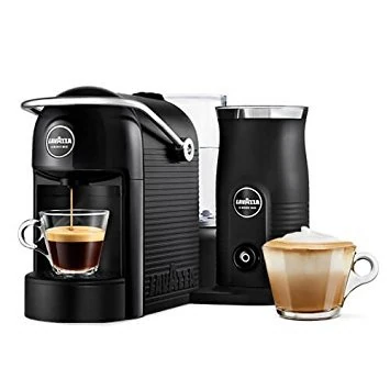 Lavazza A Modo Mio Jolie & Milk Coffee Machine, with Milk Frother,1000 ml, Black