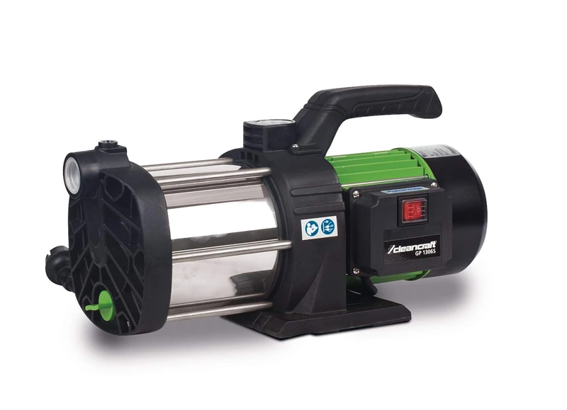 Cleancraft GP 1306S Garden Pump (for Clear Water, Motor Power 1300 W, Suction Height up to 8 metres), 7521205