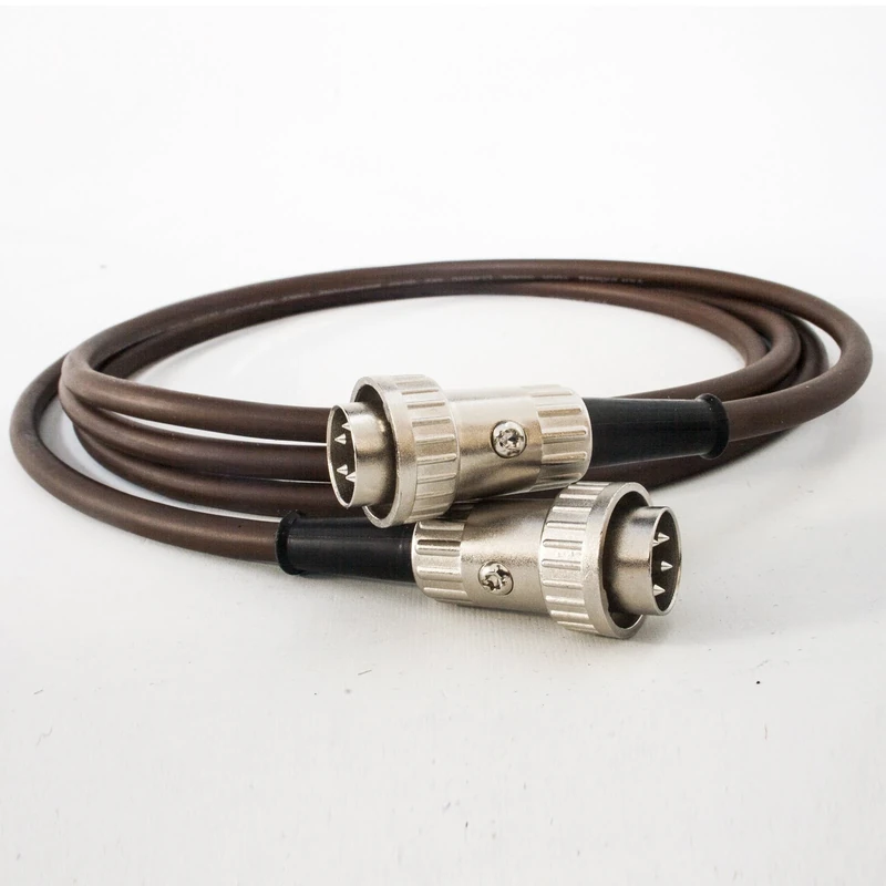 naim Premium SNAIC Cable. Pre amp to power amp. Locking 4 pin to 4 pin Din (2m, Brown)