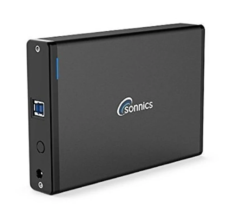 Sonnics 2TB USB 3.0 External Desktop Hard Drive for SAMSUNG & LG Smart TV, Black