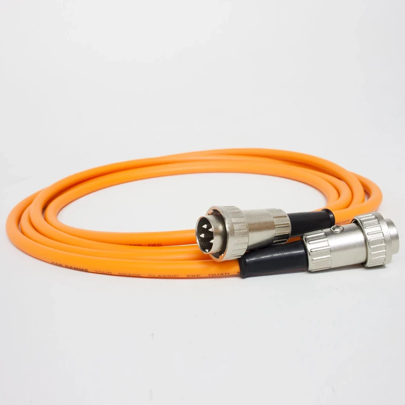 naim Premium SNAIC Cable. Pre amp to power amp. Locking 4 pin to 4 pin Din (5m, Orange)