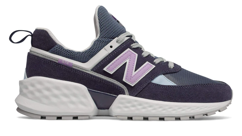 New Balance Men's 574 Sneaker, 7.5 UK Purple